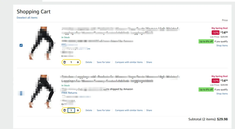注意！亚马逊购物车或将“锁价”2小时，操作不当触发 “折上折”风险!